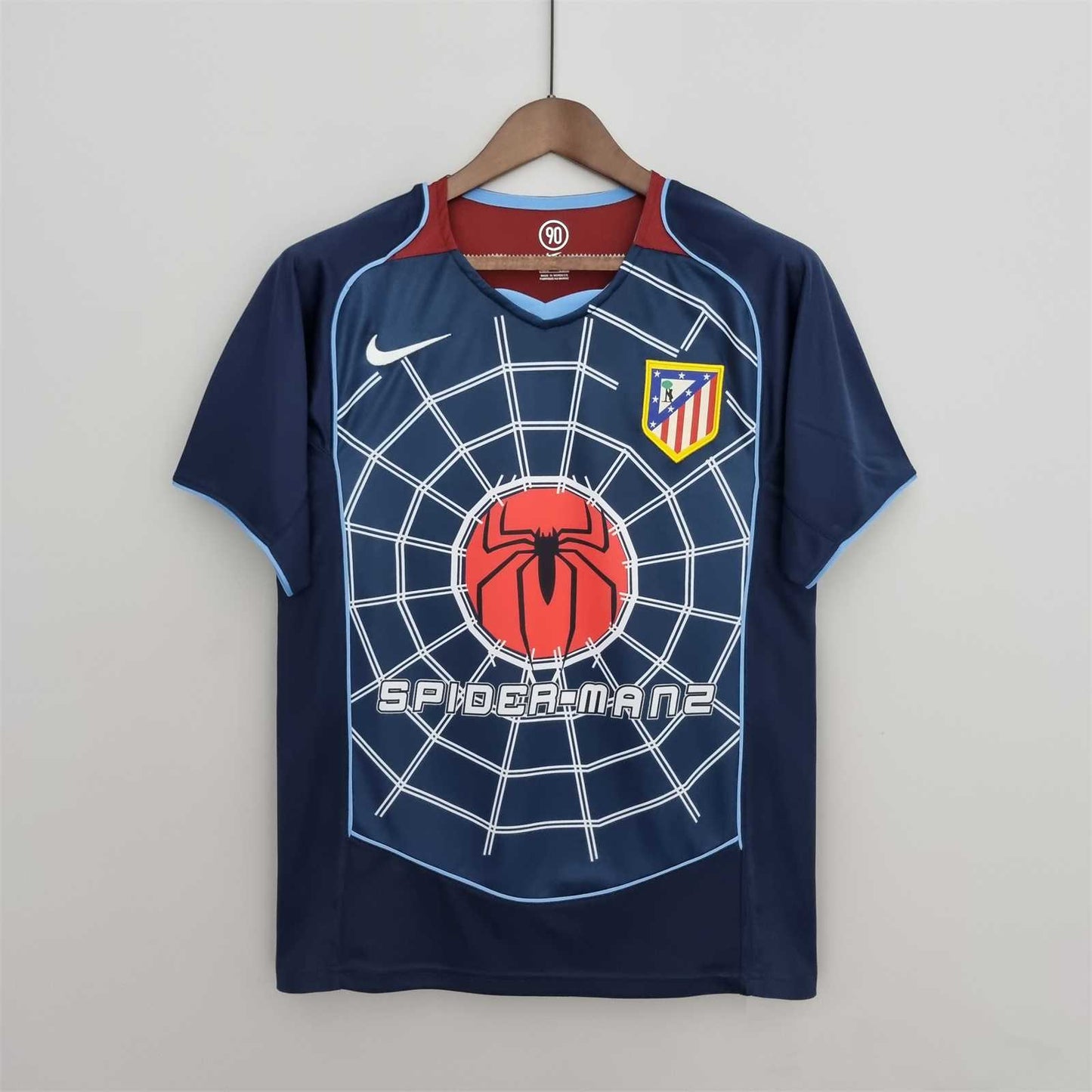 Atlético de Madrid. Camiseta visitante 2004-2005