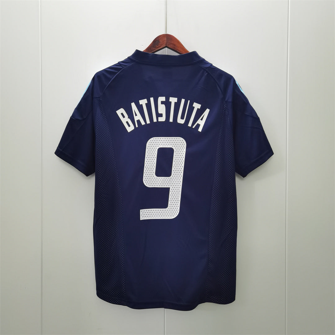 Selección de Argentina. Camiseta visitante 2002