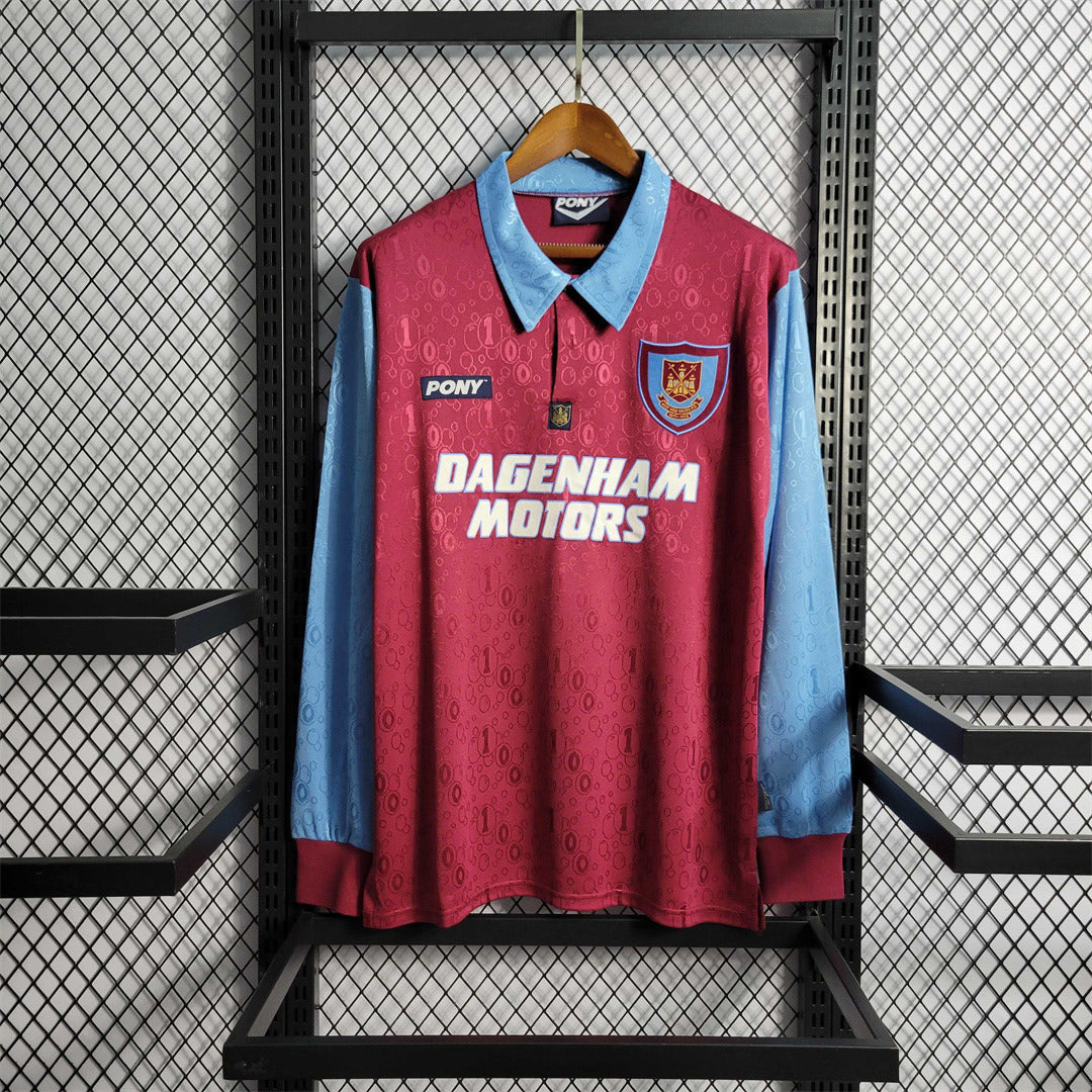 West Ham United. Camiseta local 1995-1997