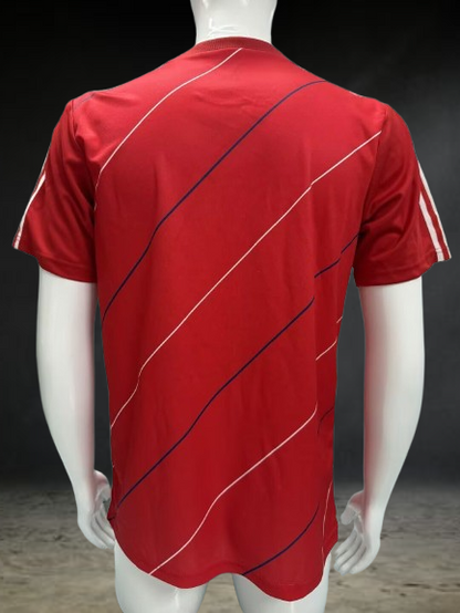 Bayer Leverkusen. Camiseta local 19878-1988