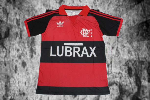 Flamengo. Camiseta local 1986