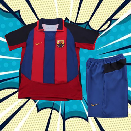 FC Barcelona. Kit Niño local 2003-2004