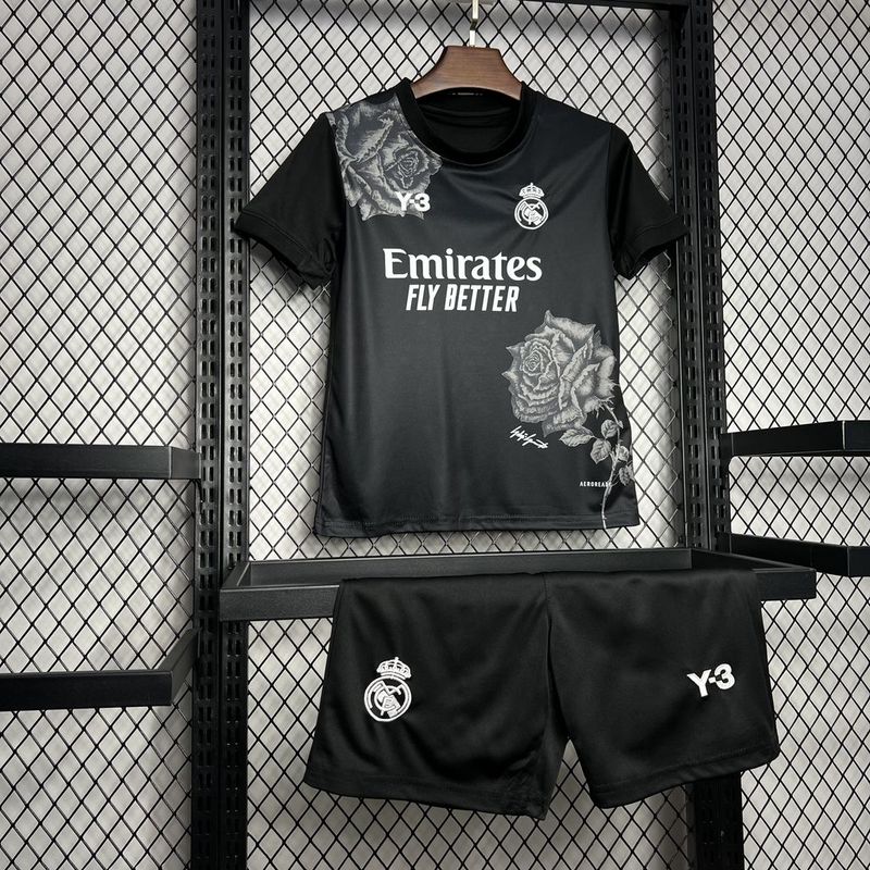 Real Madrid. Kit Y3 Rose Special Edition black 2024-2025