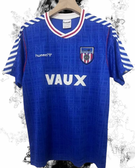 Sunderland. Camiseta visitante 1988-1991