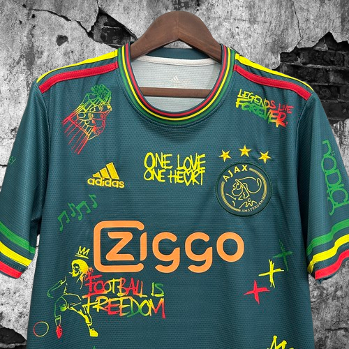 Ajax. Camiseta Edición Especial Bob Marley 2025 Green