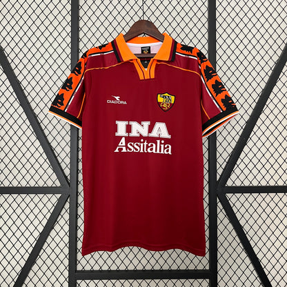 AS Roma. Camiseta local 1998-1999