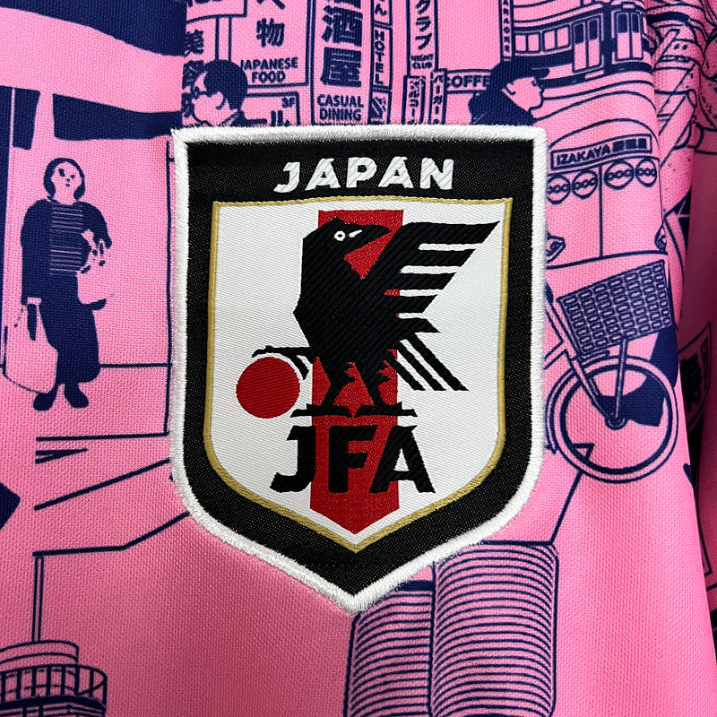 Selección de Japón. Camiseta Pink Special 2024-2025