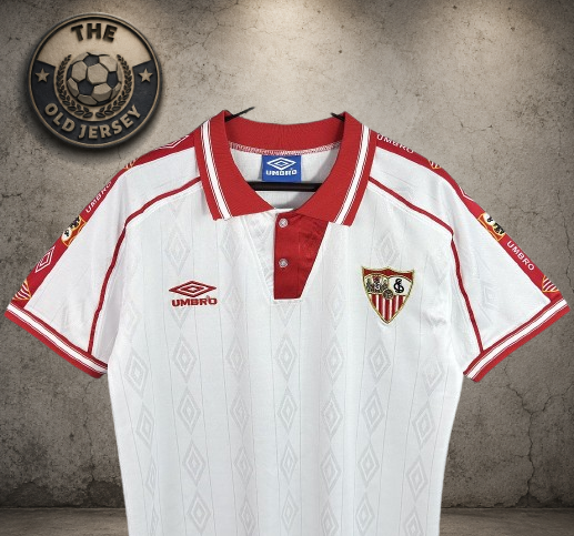 Sevilla. Camiseta local 1998-2000