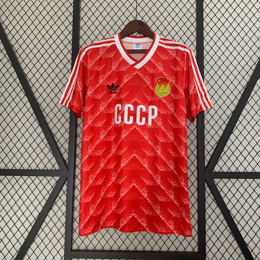 Selección de Unión Soviética. Camiseta local 1989 (Sin Estampado)