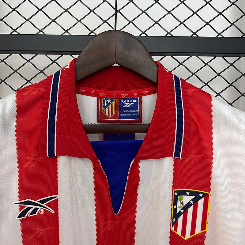 Atlético de Madrid. Camiseta local 1998-1999