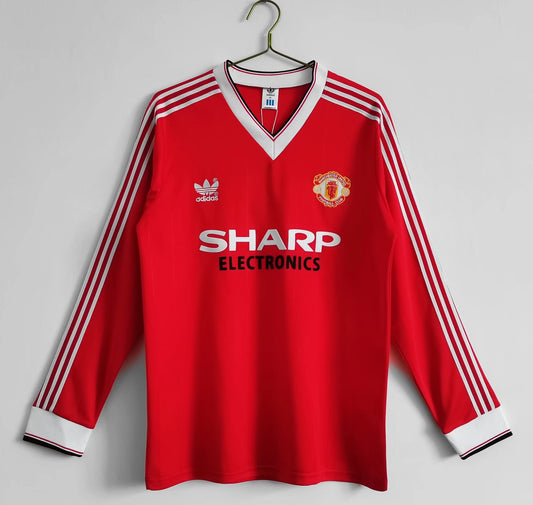 Manchester United. Camiseta local 1982-1983