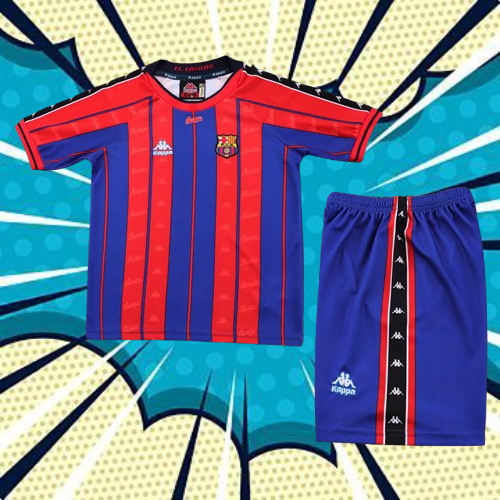 FC Barcelona. Kit Niño visitante 1997-1998