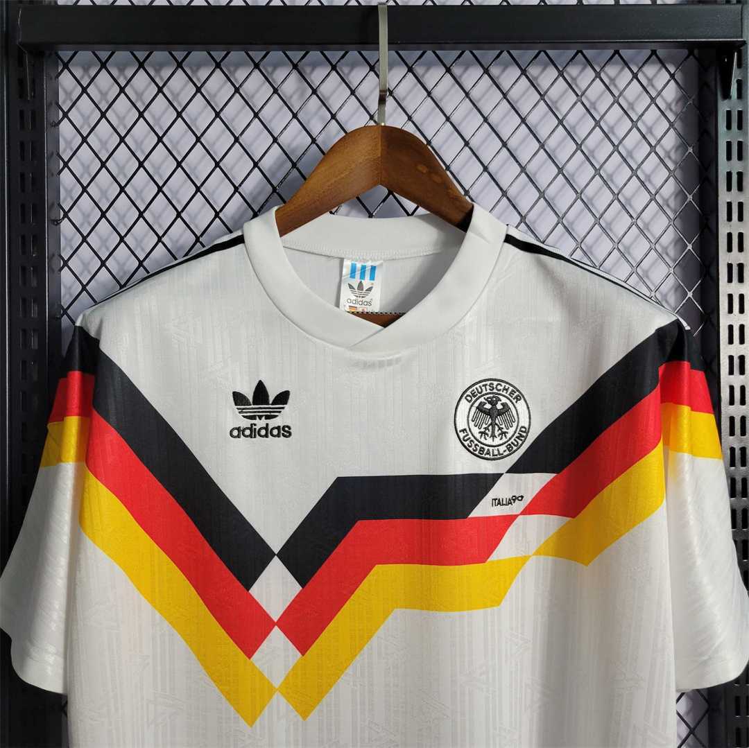 Selección de Alemania. Camiseta local 1990 (Sin Estampado)