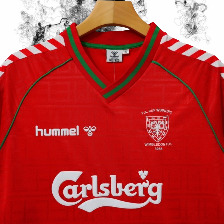 Wimbledon. Camiseta visitante 1988-1989