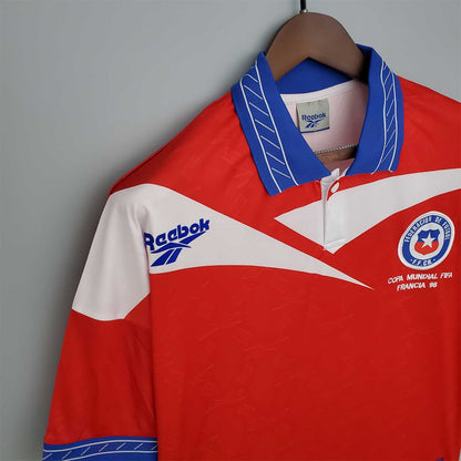 Selección Chilena. Camiseta local 1998 (SIN ESTAMPADO)