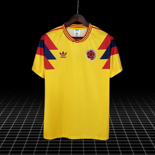 Selección de Colombia. Camiseta local 1990 (Sin Estampado)