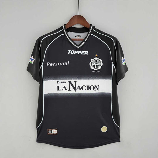 Olimpia. Camiseta visitante 2002