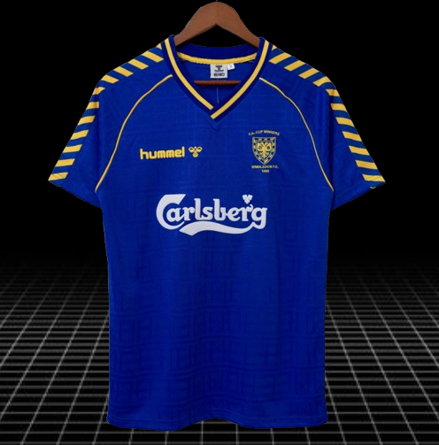 Wimbledon. Camiseta local 1988-1989 (Sin Estampado)