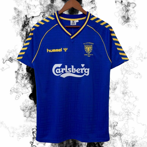 Wimbledon. Camiseta local 1988-1989