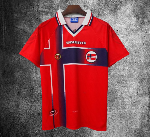 Selección de Noruega. Camiseta Local 1997-1998