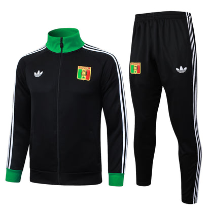 Senegal. Buzo 2026 Negro (Cierre Completo)