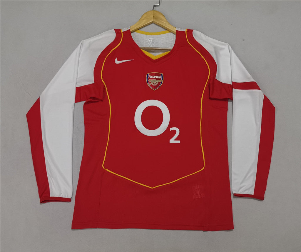 Arsenal. Camiseta local 2004-2005