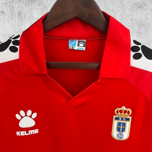 Real Oviedo. Camiseta visitante 1990-1991