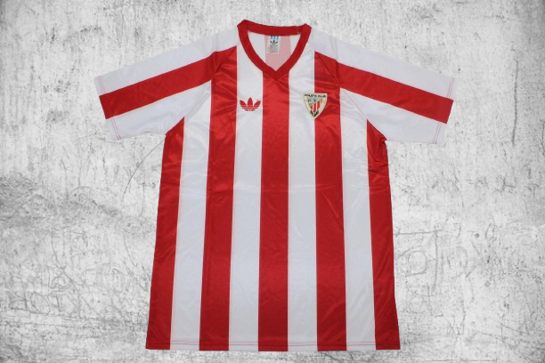 Athletic Bilbao. Camiseta local 1986-1987