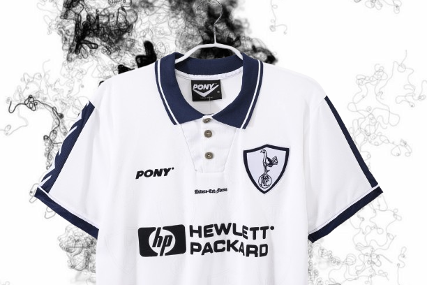 Tottenham. Camiseta local 1995-1997