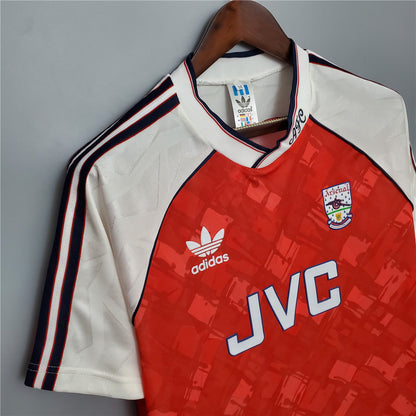 Arsenal. Camiseta local 1990-1992