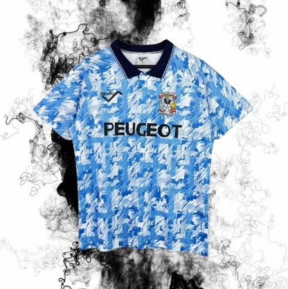 Coventry City. Camiseta local 1992-1994