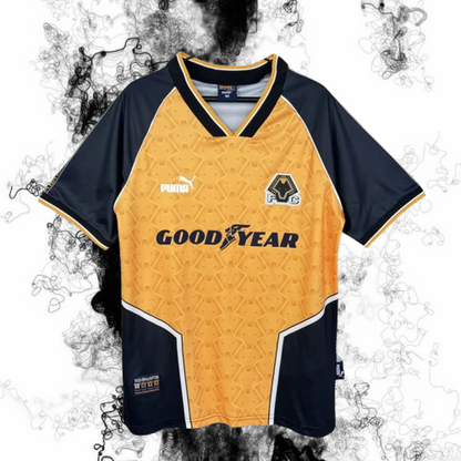 Wolverhampton. Camiseta local 1996-1998