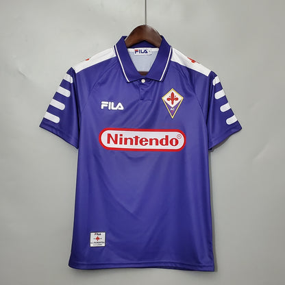 Fiorentina. Camiseta local 1998-1999