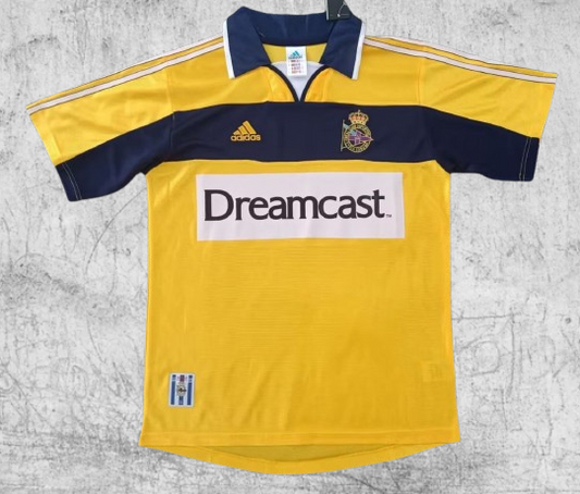 Deportivo La Coruña. Camiseta visitante 2000-2001