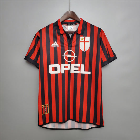 AC Milán. Camiseta local 1999-2000