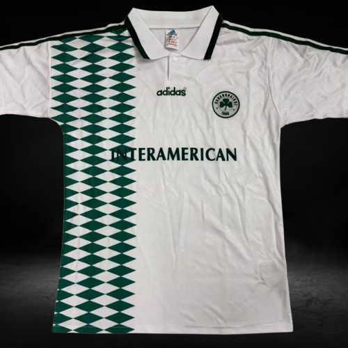 Panathinaikos. Camiseta visitante 1995-1996