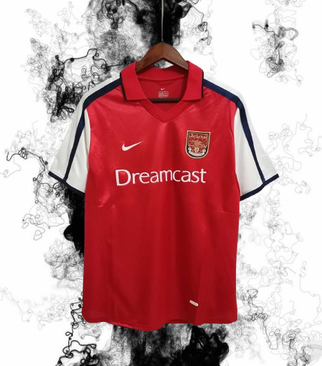 Arsenal. Camiseta local 2000-2001