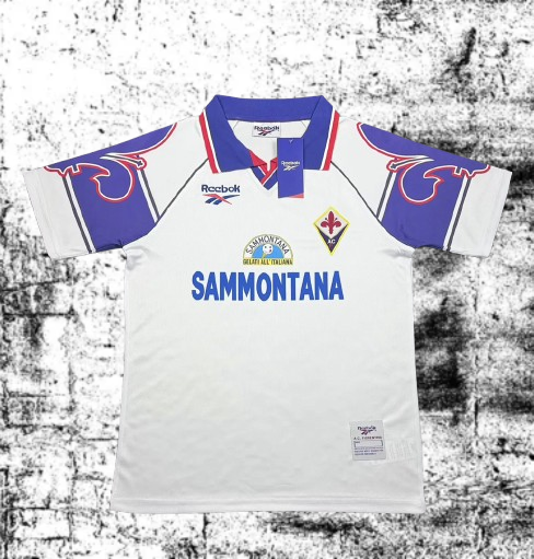 Fiorentina. Camiseta visitante 1996-1997