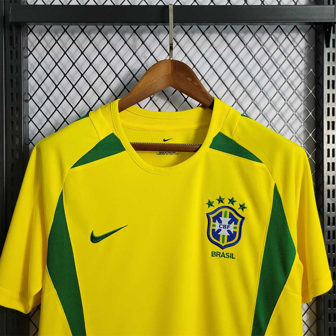 Selección de Brasil. Camiseta local 2002