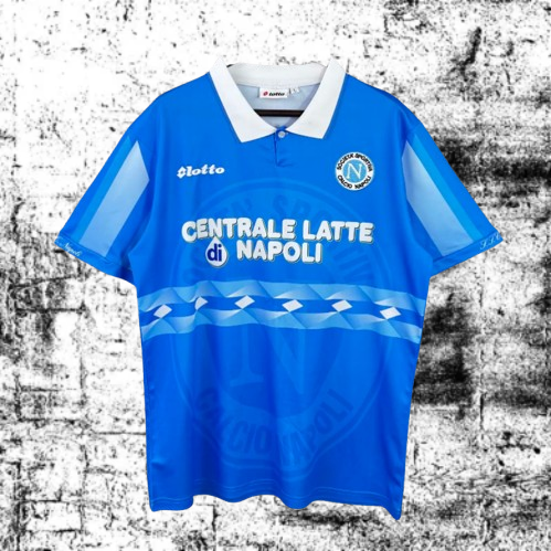 Napoli. Camiseta local 1996-1997