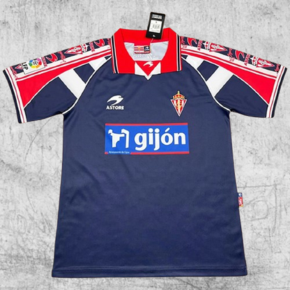 Sporting de Gijon. Camiseta visitante 1999-2000