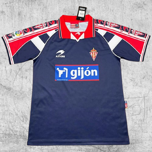 Sporting de Gijon. Camiseta visitante 1999-2000