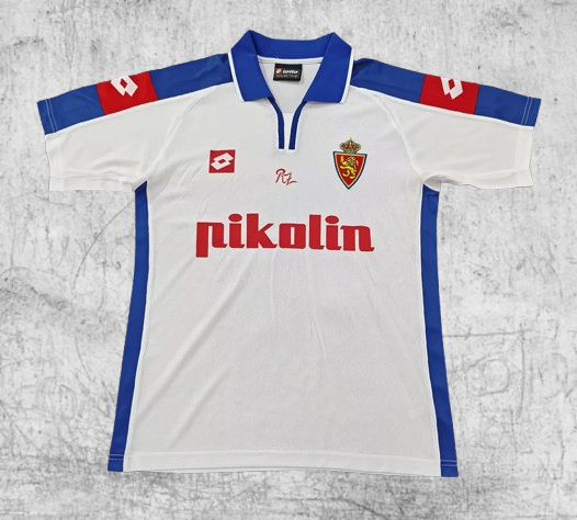 Zaragoza . Camiseta local 2004-2005