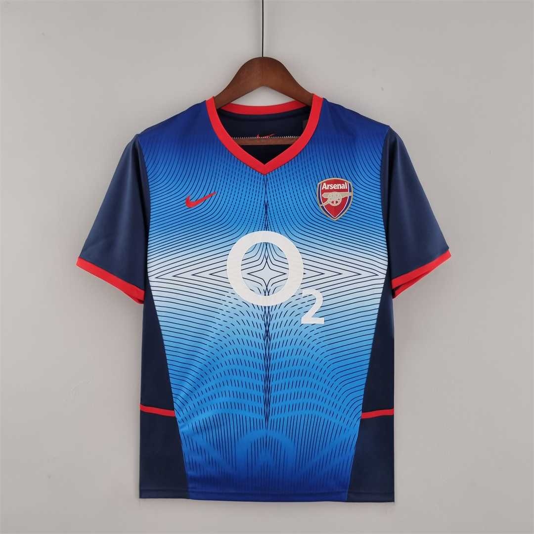 Arsenal. Camiseta visitante 2002-2004