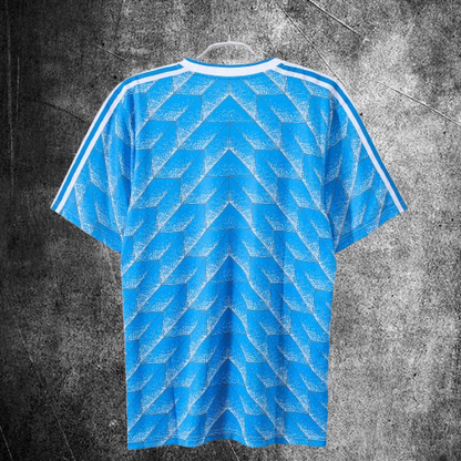 Selección de Alemania Oriental DDR. Camiseta local 1988