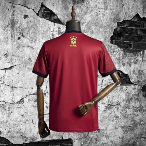 Selección de Brasil. Concept Red Jersey 2026