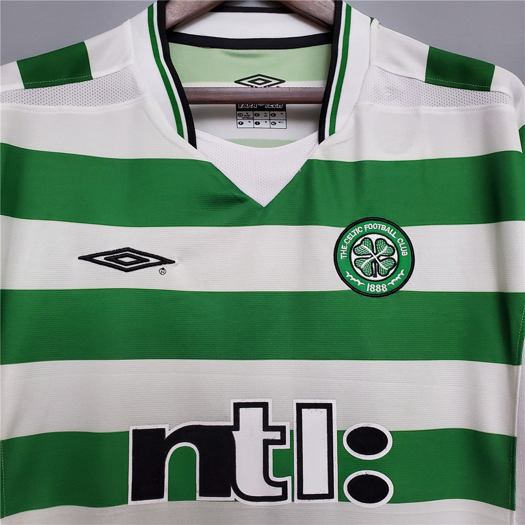 Celtic. Camiseta local 2001-2003