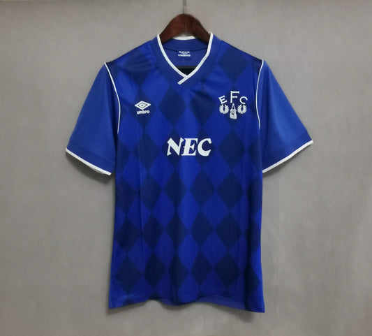 Everton. Camiseta local 1986-1987