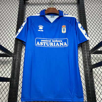 Real Oviedo. Camiseta local 1990-1991