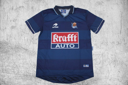 Real Sociedad. Camiseta visitante 1998-2000